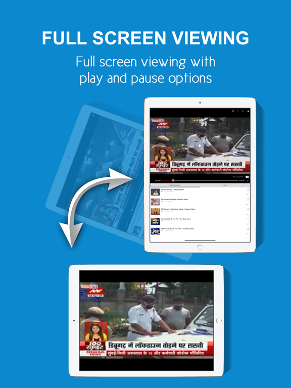 Screenshot #4 pour nexGTv News - Live TV Videos