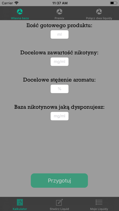 Screenshot #1 pour Aroma Calc