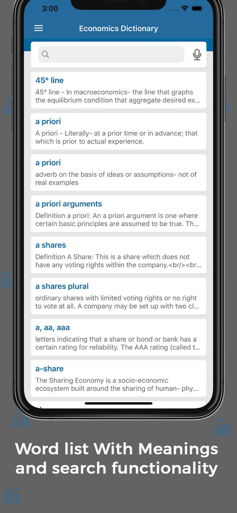 Economics Dictionary Offline - Education App | MWM