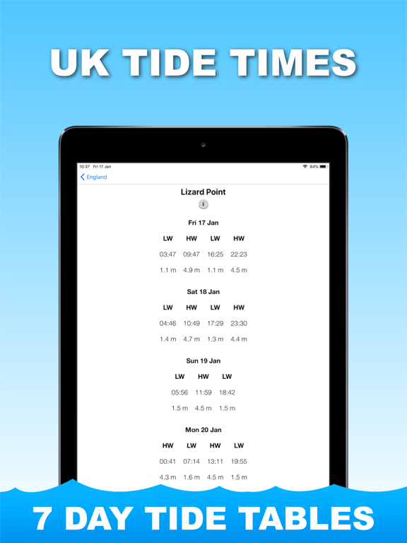 Tide Times UK : British Tidesのおすすめ画像1