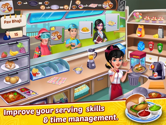 Screenshot #5 pour Indian Food Truck Cooking Game