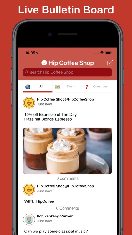 Inhood - Live Bulletin Board