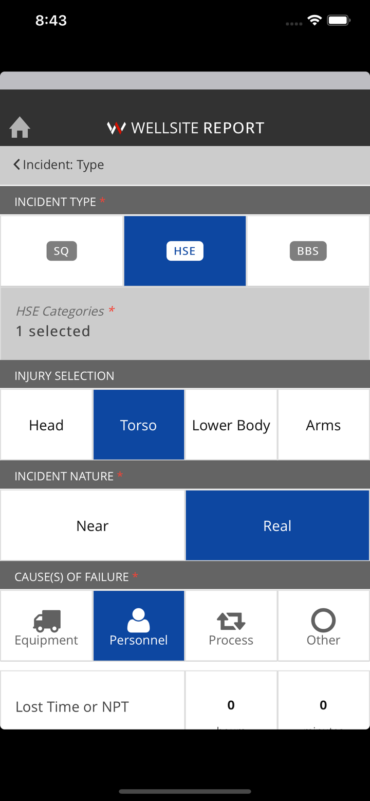 Wellsite Report screenshot 4