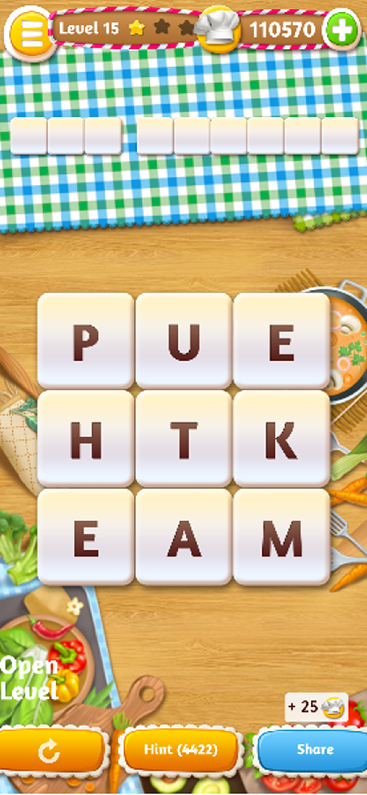 Word Kitchen - Tasty Words screenshot 2