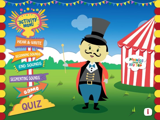 Screenshot #5 pour Phonics Under the Big Top