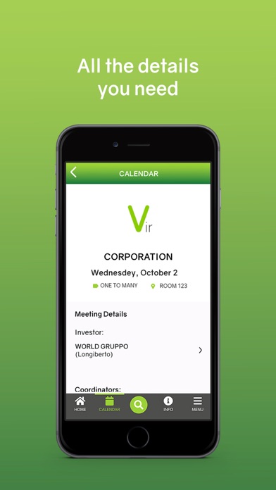 Virgilio Investor Relations Screenshot