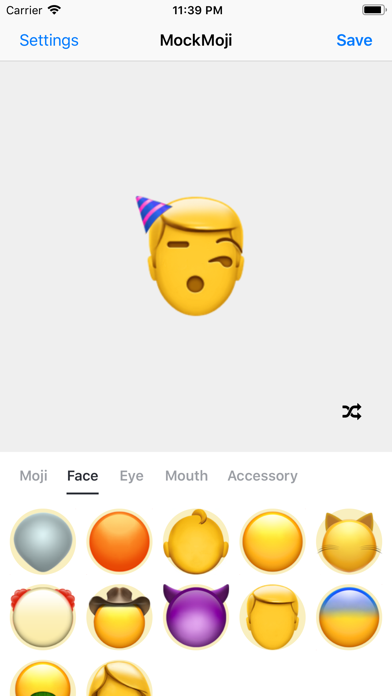 MockMoji:Custom Emoji &Kaomoji screenshot 2