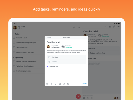 Asana: Team Tasks & Conversations screenshot