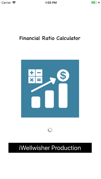 Financial Ratio Calculator Screenshot