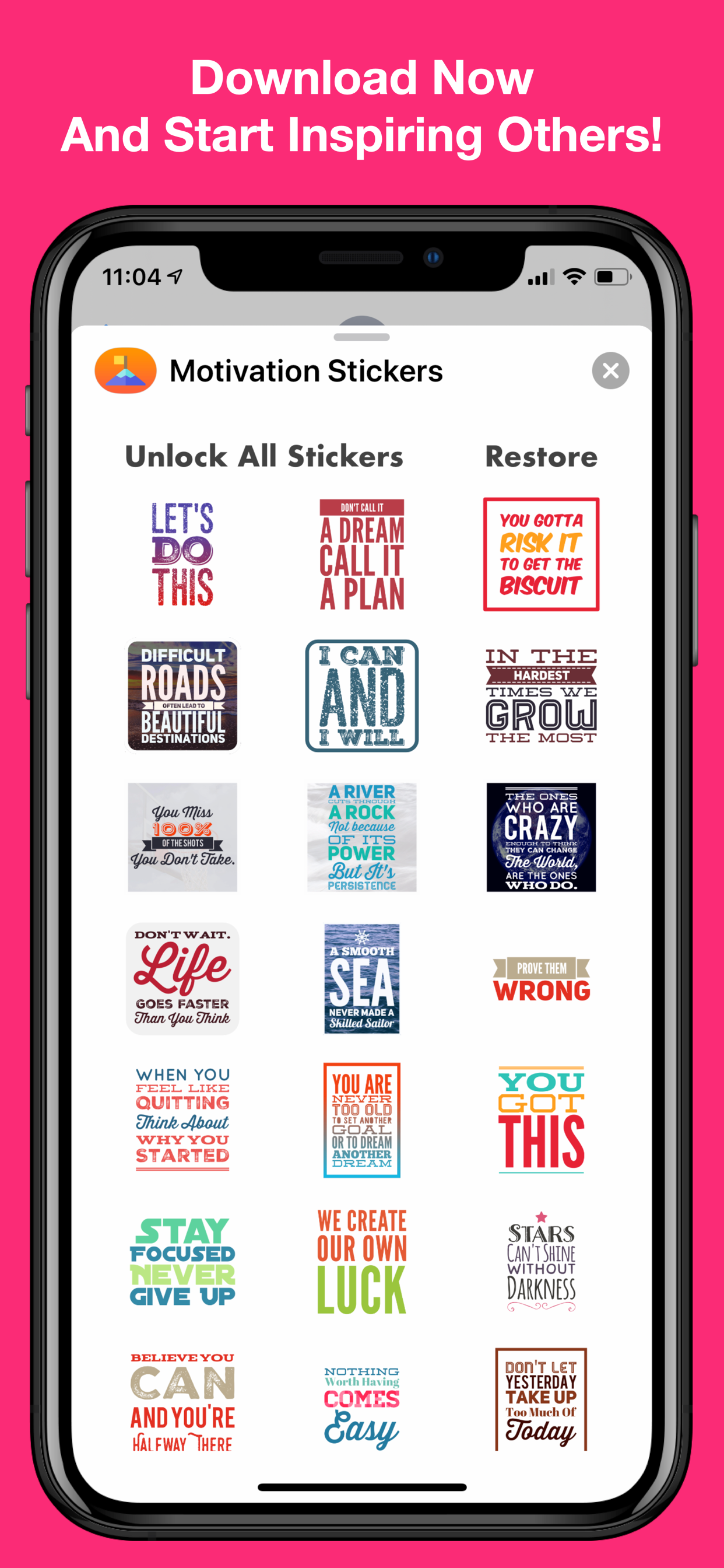 Motivation Sticker Pack