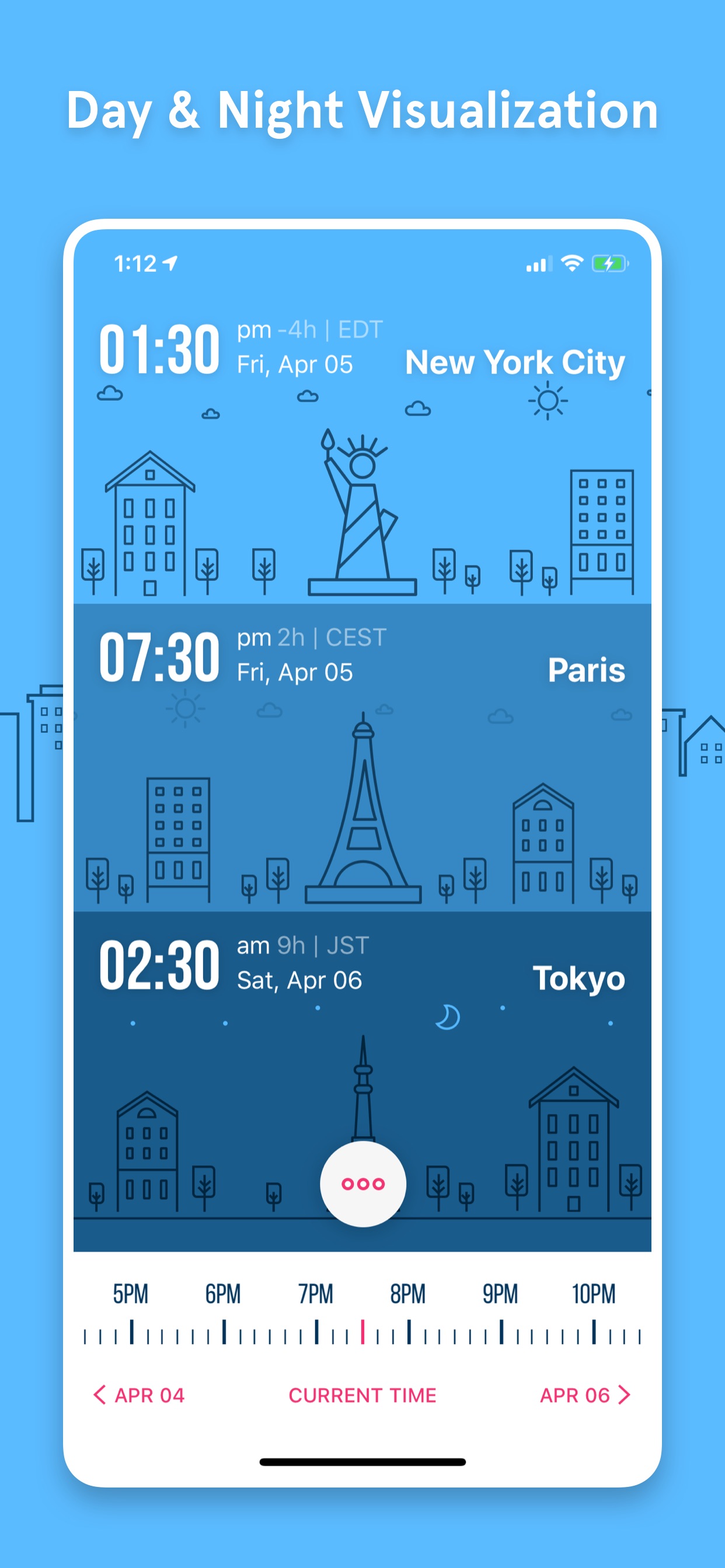 Day & Night Visualization