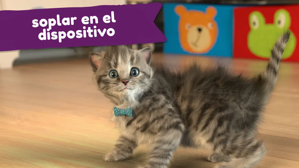 Captura de pantalla de Little Kitten Juego De Gato 3D en iPhone 5
