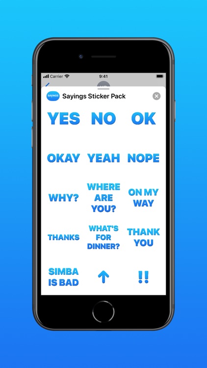 Sayings Sticker Pack