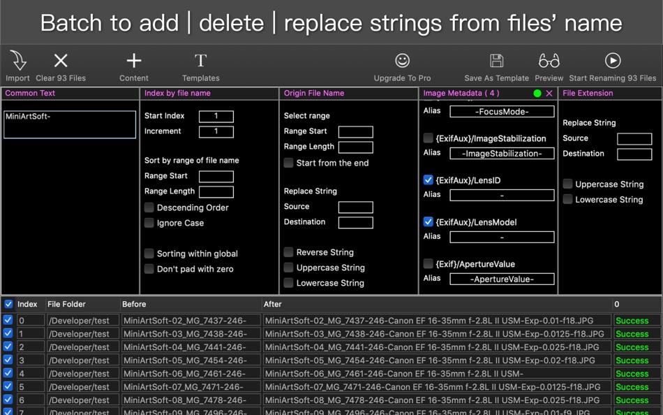 Bulk File Rename - 5.5.4 - (macOS)