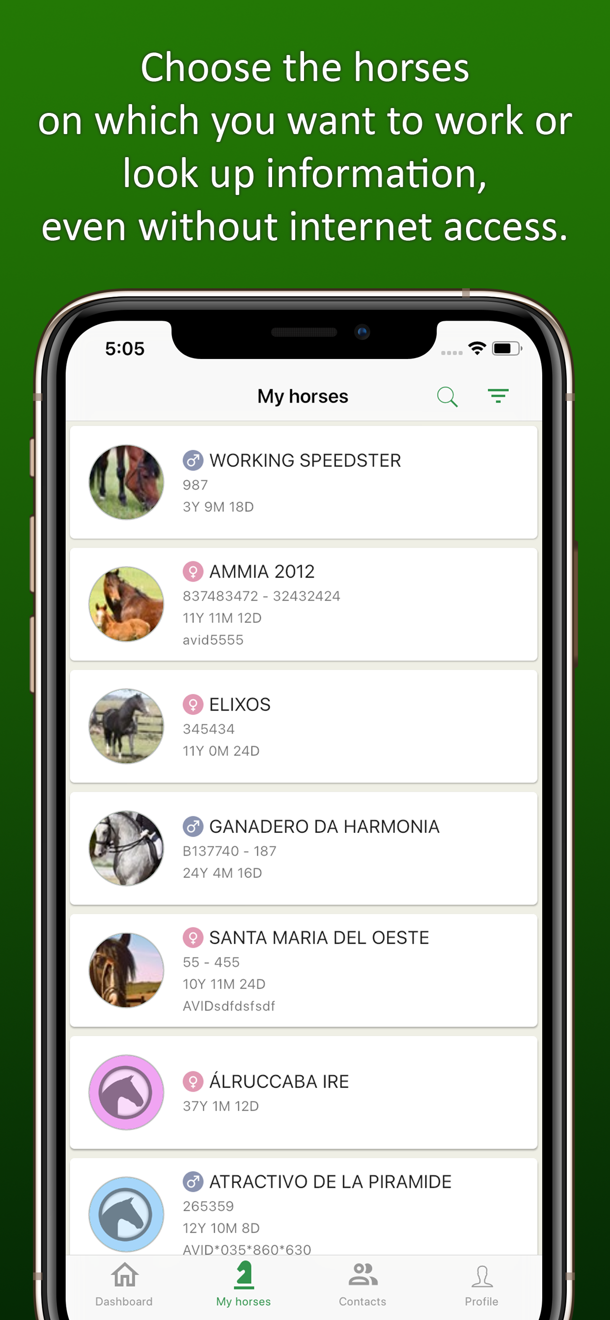 CRIO ONLINE - Horse Manager