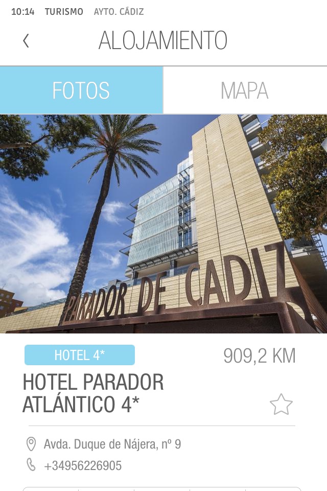 App Oficial Turismo de Cádiz screenshot 2