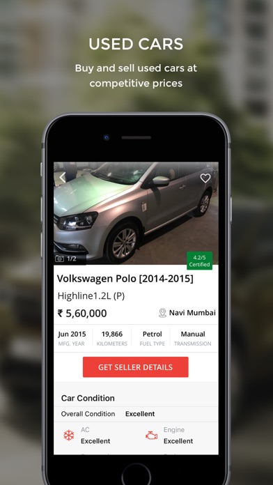 CarWale - Buy new, used cars Screenshot