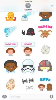 star wars stickers iPhone Captures Décran 4