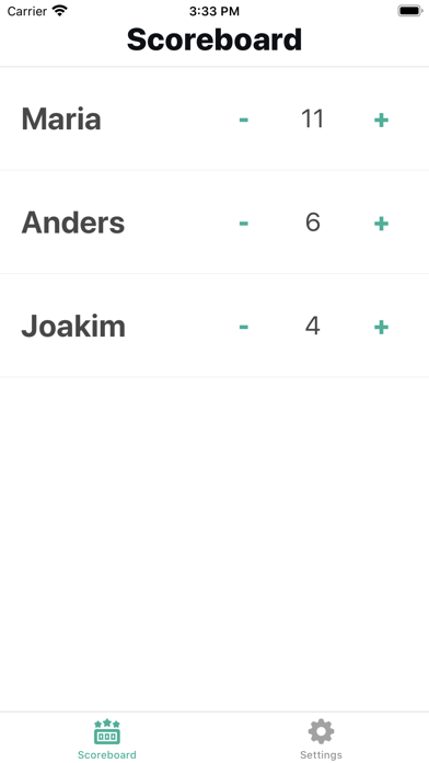 Scorekeeper screenshot 3