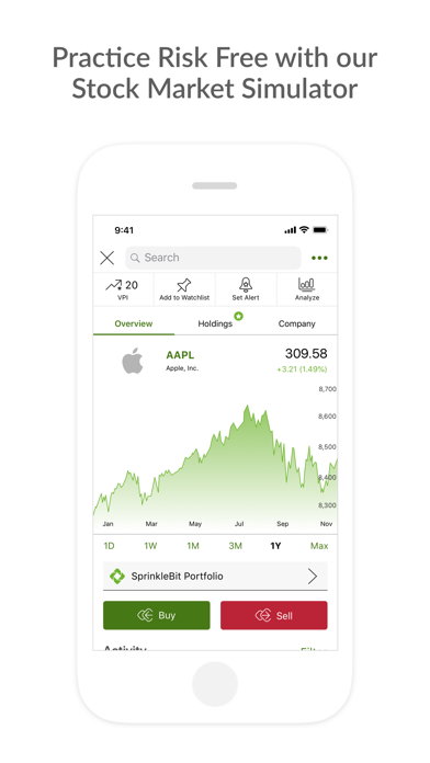 SprinkleBit - Social Investing Screenshot