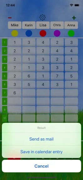 Game screenshot Mini Golf Score Card hack