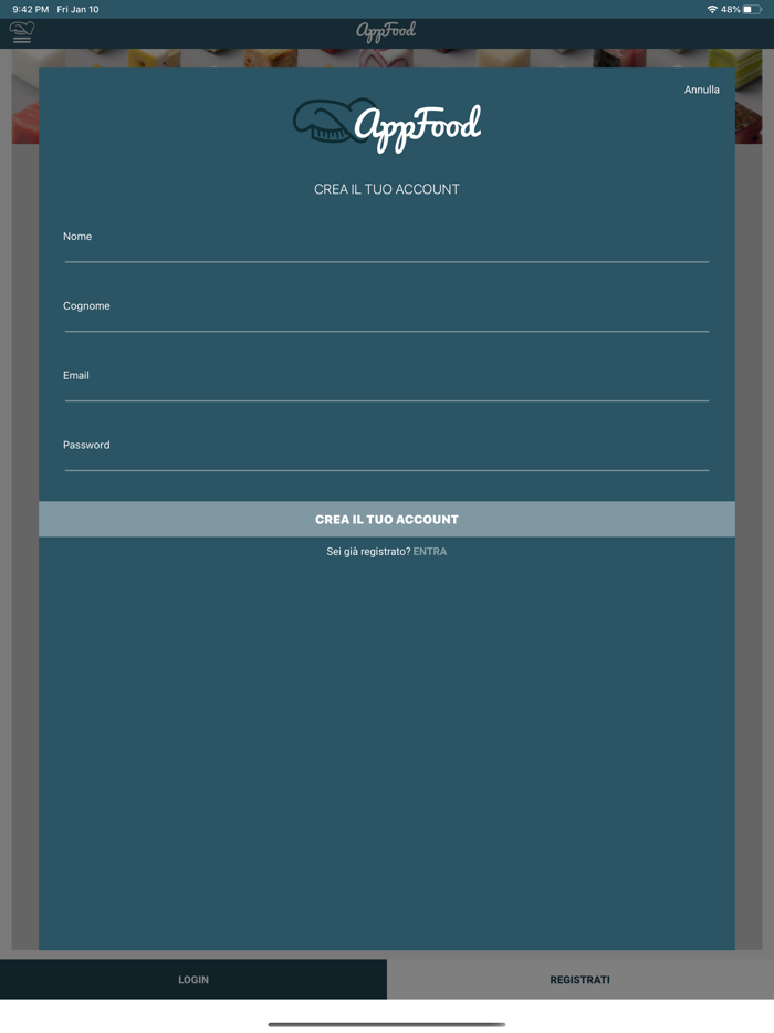 APP FOOD - All Food SpA