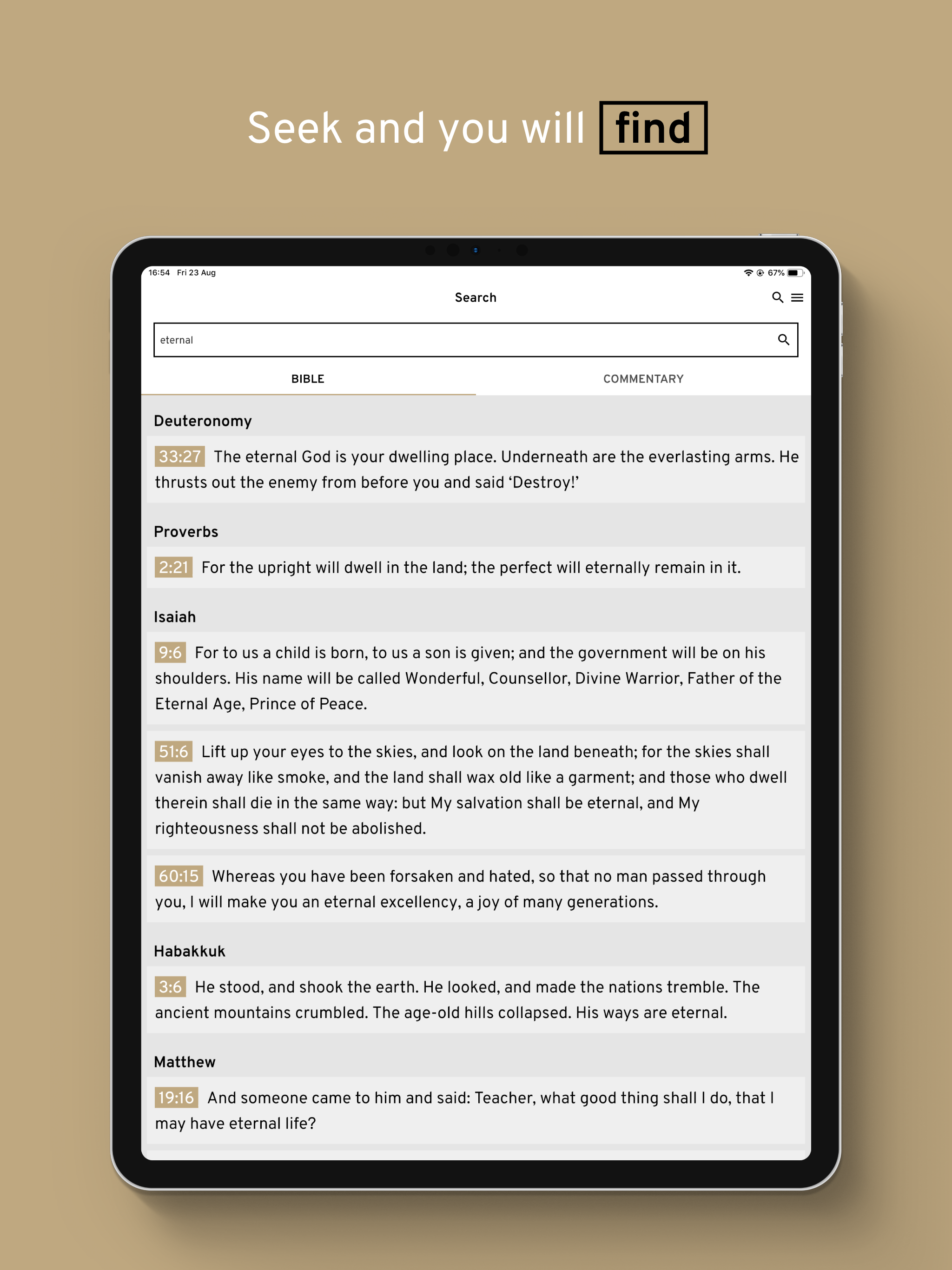 Bible Companion: No ads