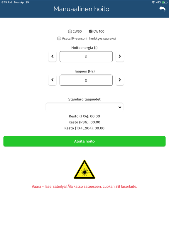 Screenshot #5 pour Theralux Touch