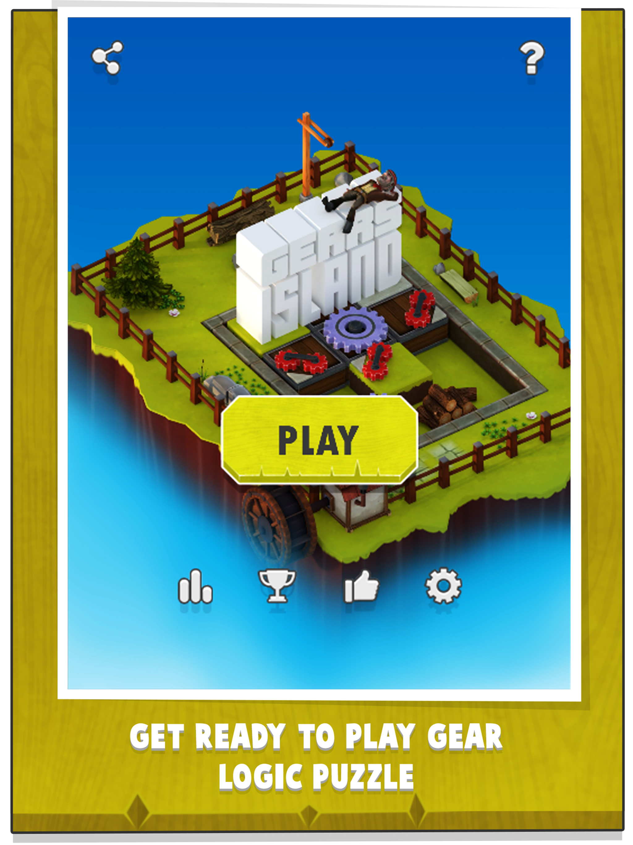 Gears Island : logic puzzle