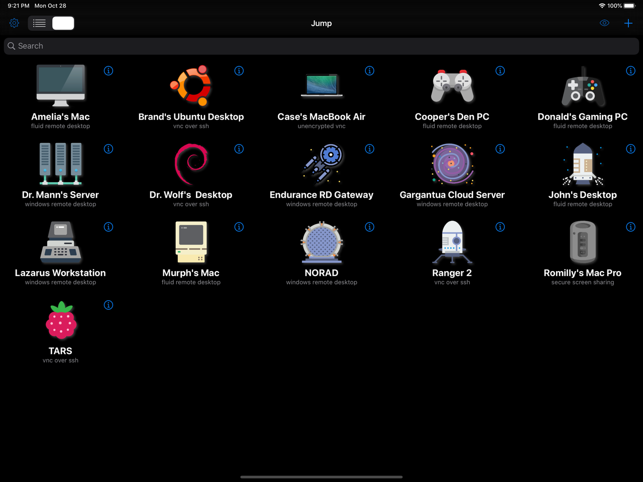 Jump Desktop (RDP, VNC, Fluid) スクリーンショット 1