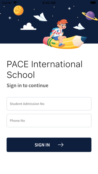 PACE INTERNATIONAL SCHOOL Screenshot