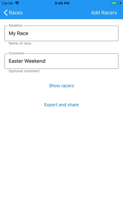 Hedgehog Run - Race Timing App