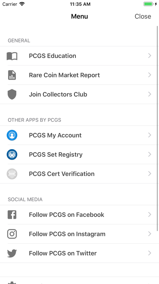 #8. PCGS CoinFacts Coin Collecting (iOS) Podle: PCGS