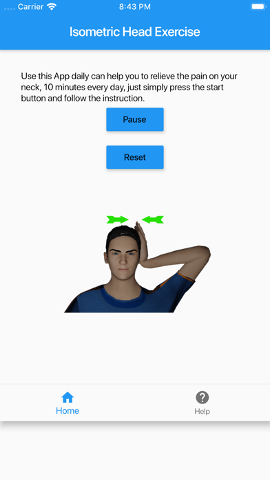 Screenshot #2 pour Isometrics Head Exercise