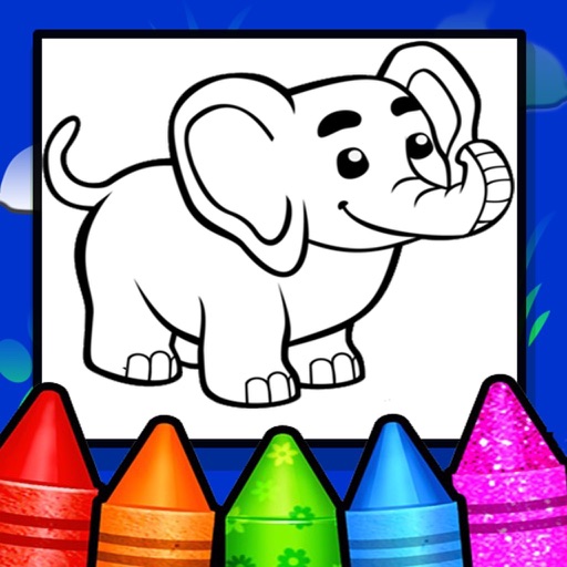 Animals & Birds Coloring book icon