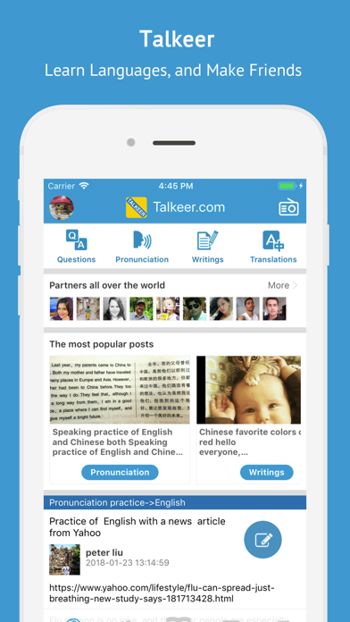 Talkeer - Practice Languages Screenshot