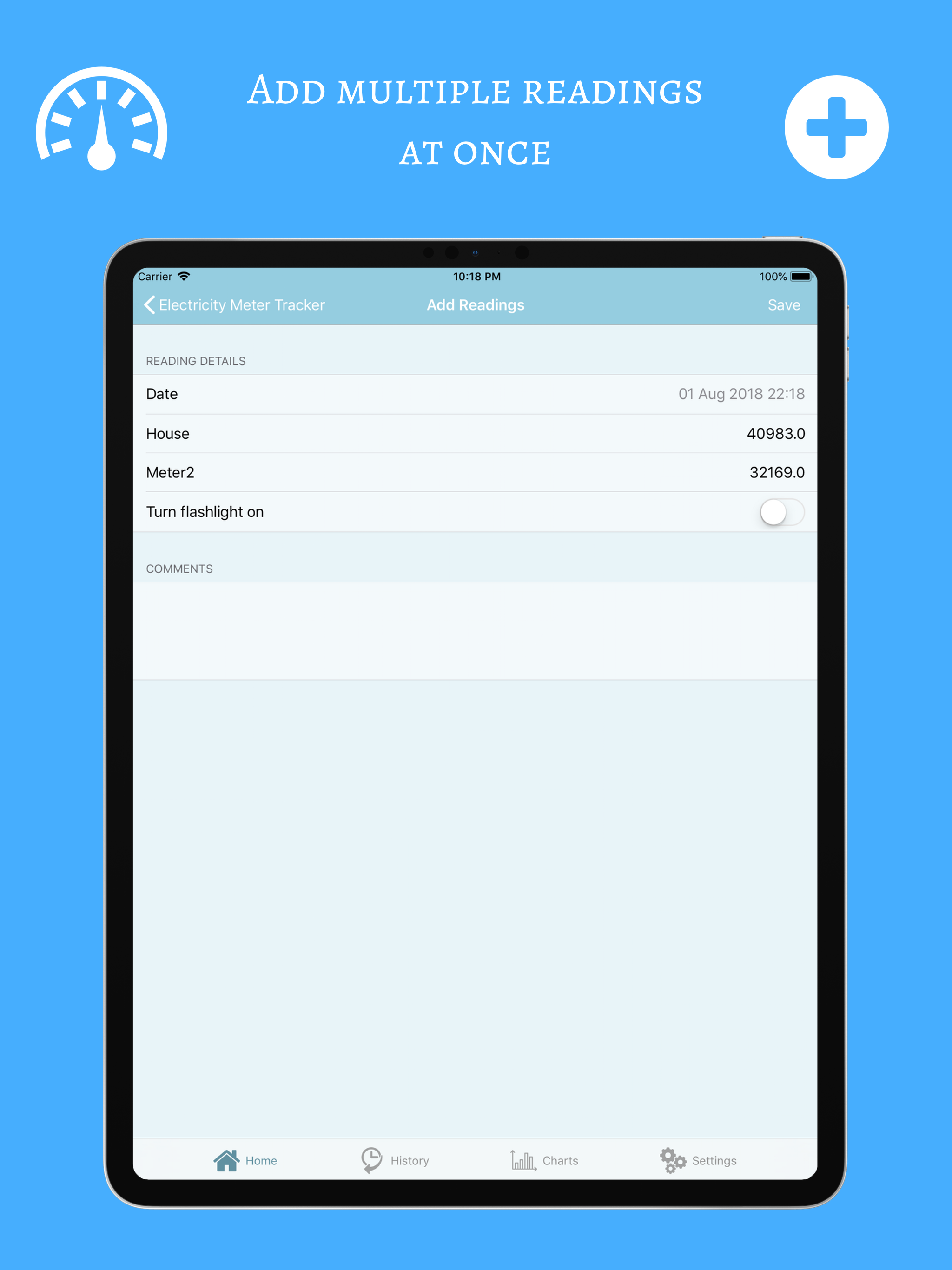 Electricity Meter Tracker