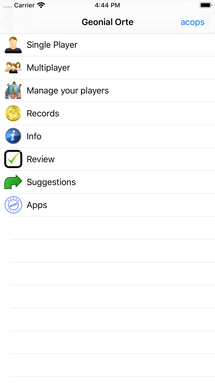 iPhone screenshot