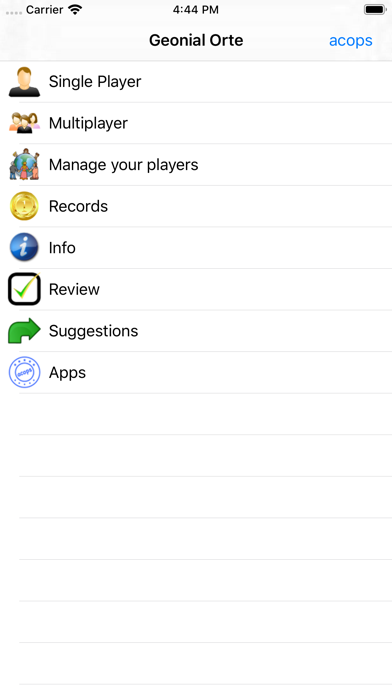 Screenshot #6 for Geonial Orte
