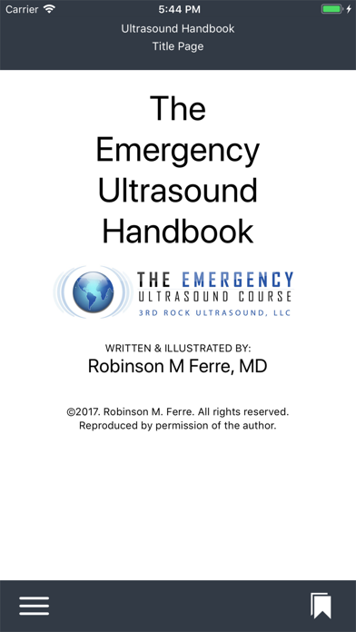 Screenshot #1 pour Emergency Ultrasound Handbook