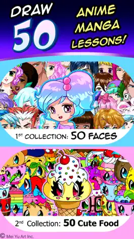 Game screenshot Draw 50 Anime Manga Lessons mod apk