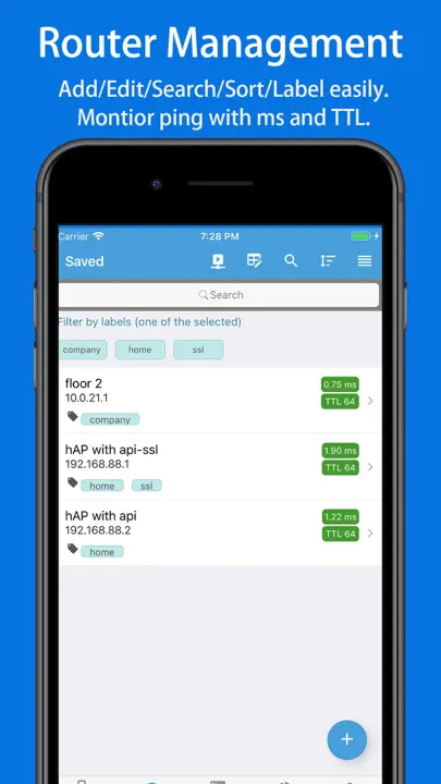 WinboxMobile - Router Admin iPhone Ekran Görüntüsü 1