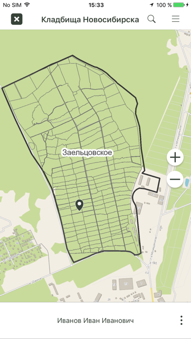 Novosibirsk cemeteries Screenshot