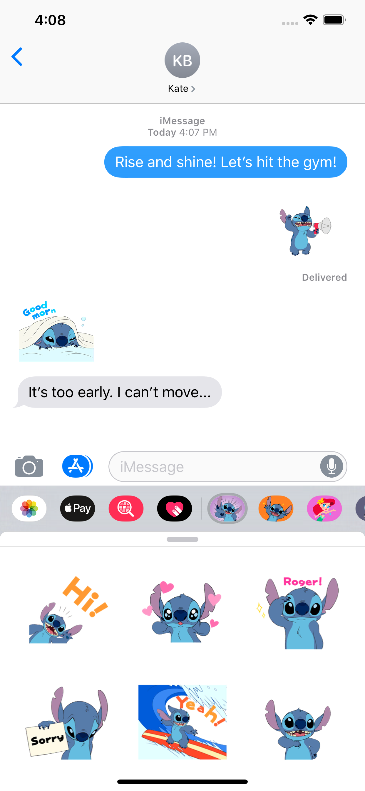 Disney Stickers: Stitch Pack 2 screenshot 2