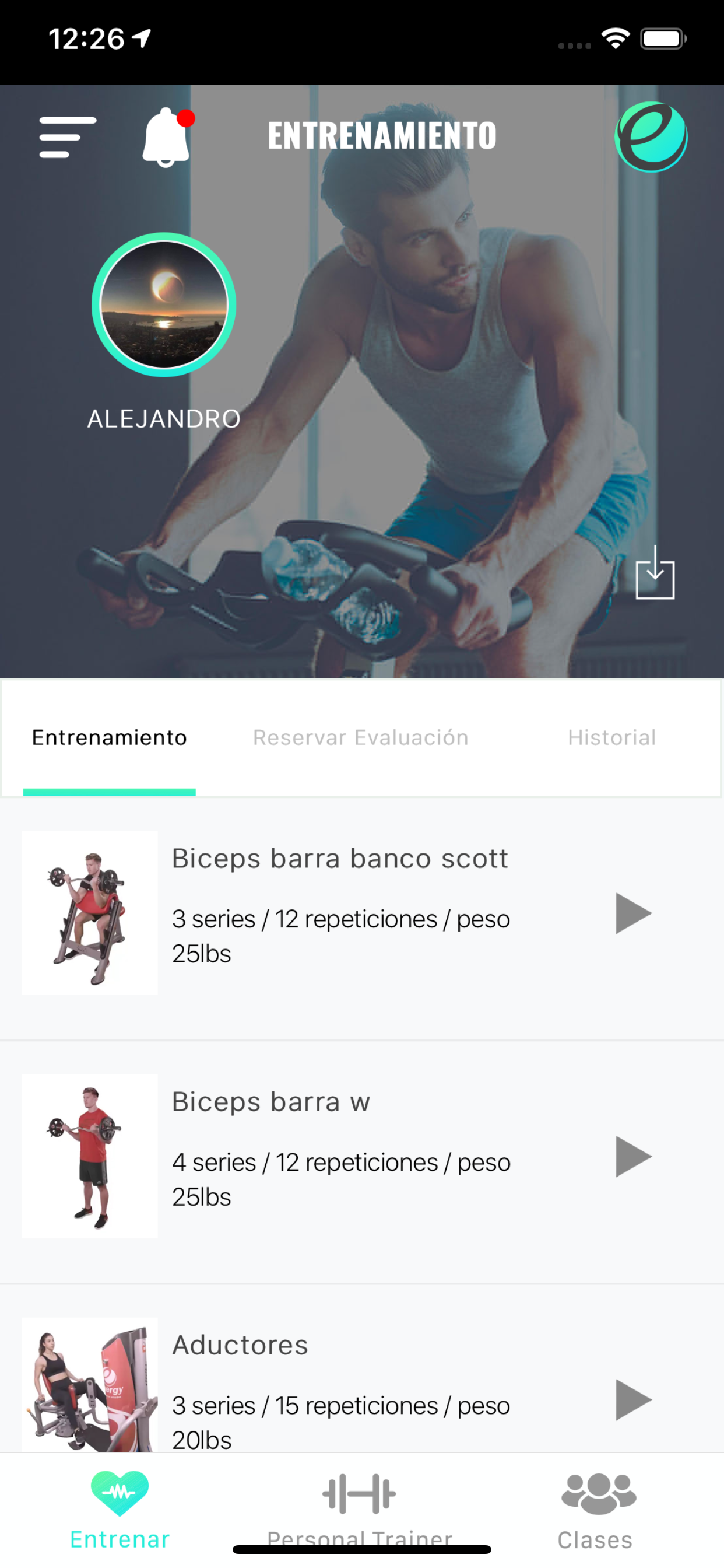 Energy Fitness screenshot 5