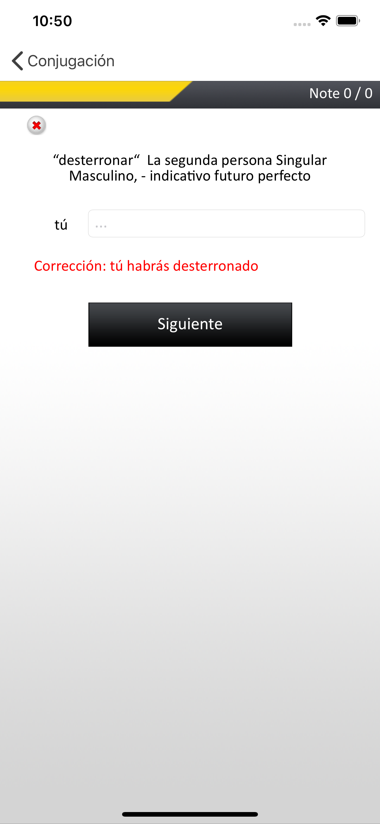Conjugation : Spanish verbs screenshot 5