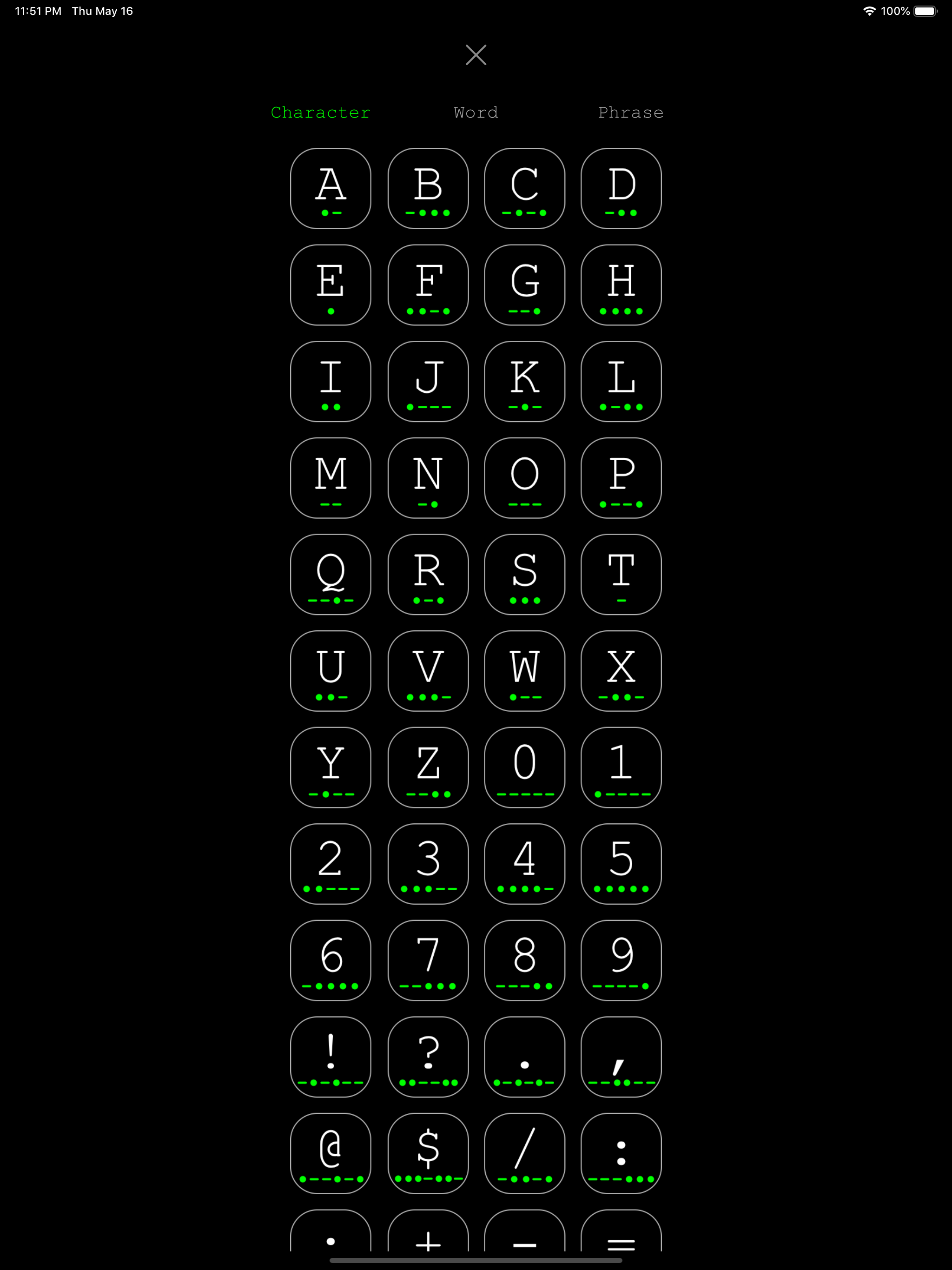 Bravo - Morse Code Trainer