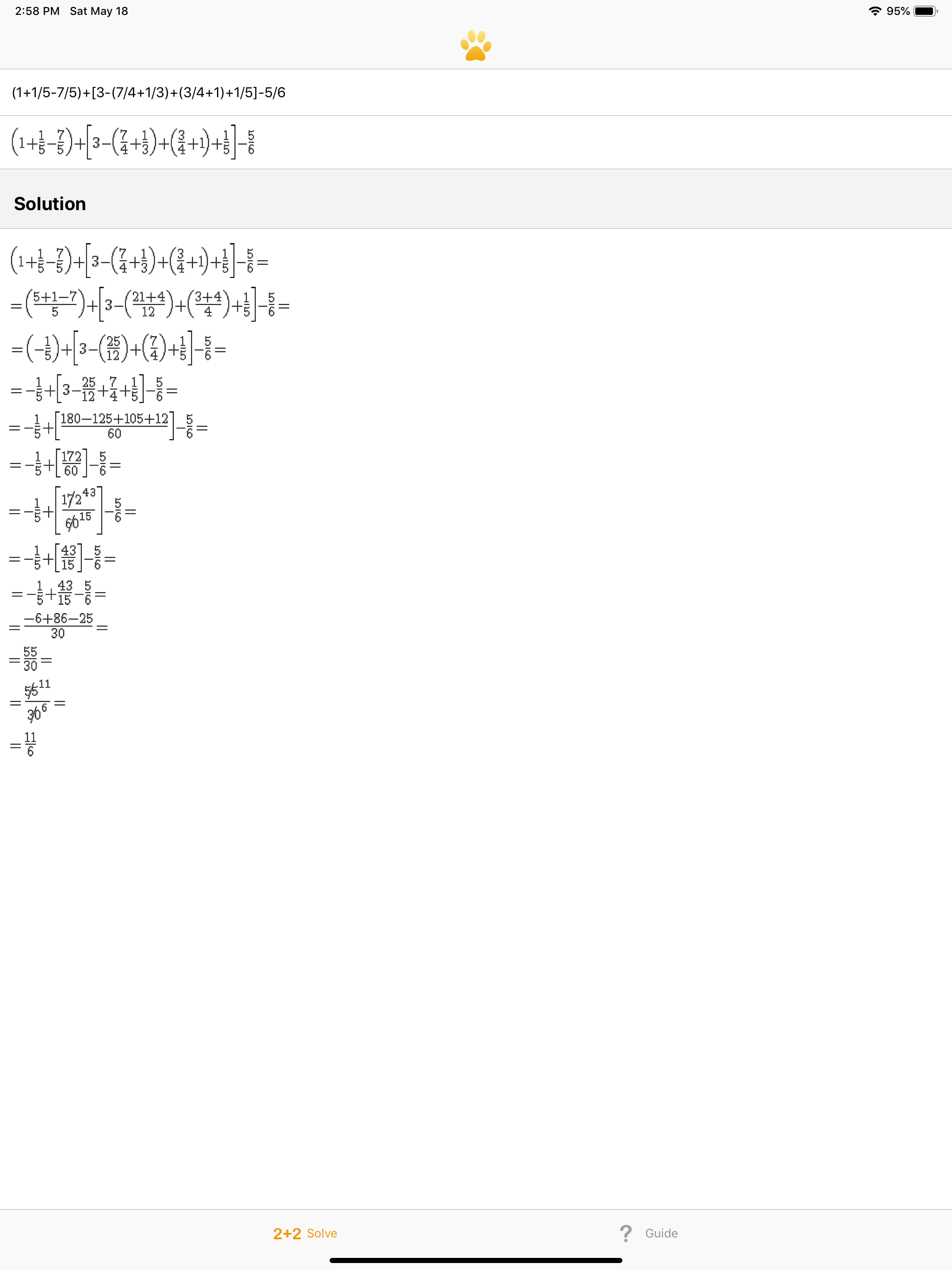 Solve Expressions