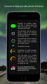 Northern Lights Photo Capture screenshot