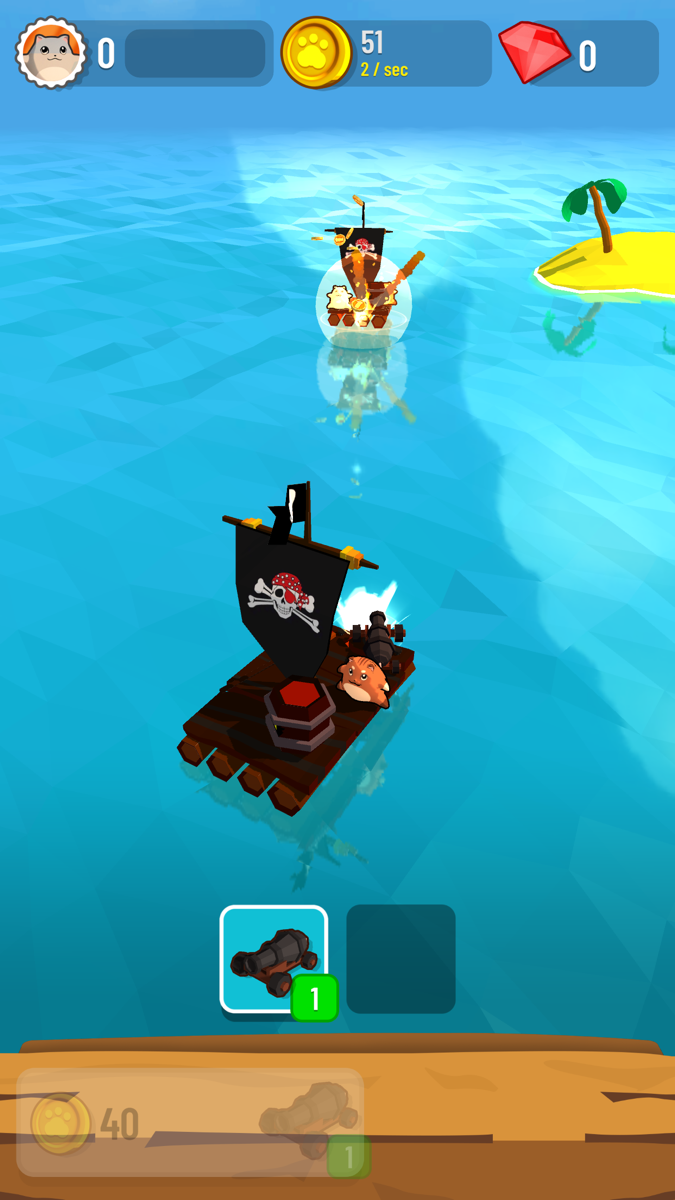 Merge Pirate Cats official gameplay screenshot 7